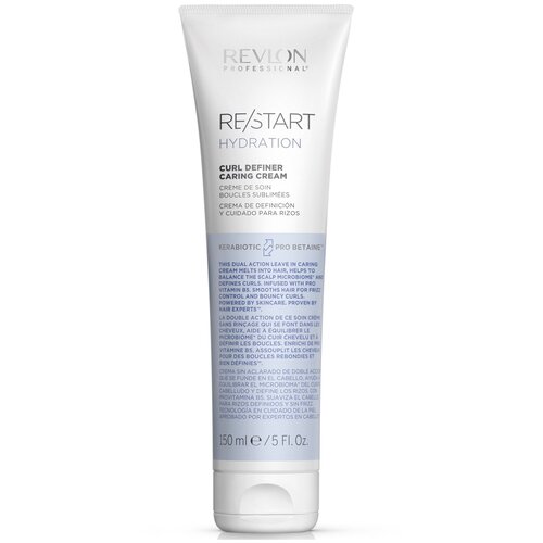 REVLON ReStart Hydration Curl Defener Caring Cream Ухаживающий крем для четких локонов, 150 мл