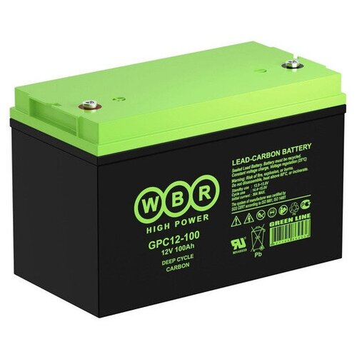 фото Аккумулятор wbr gpc 12-100 wbr batterien