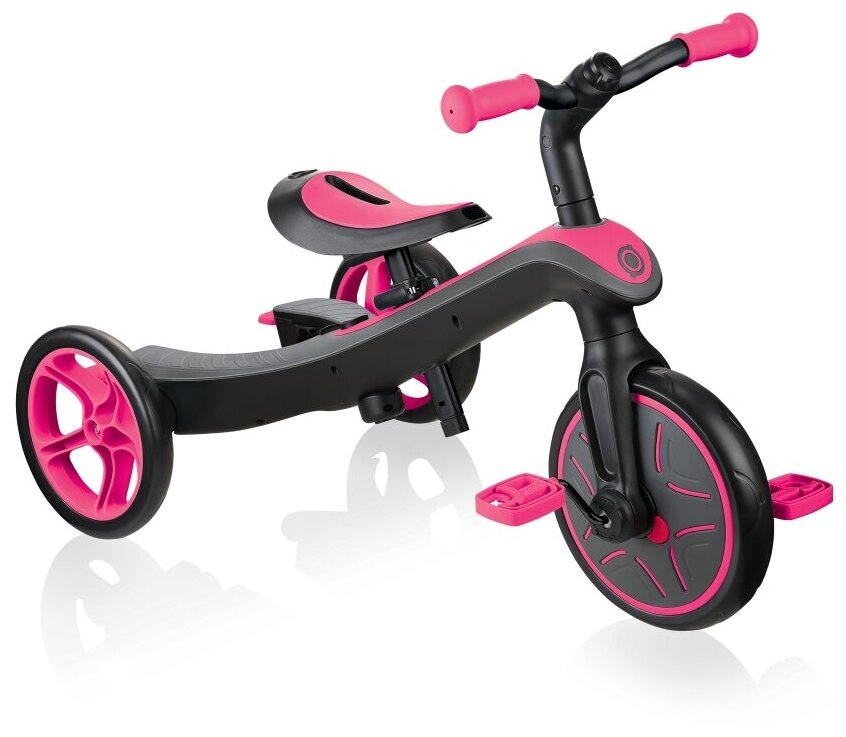 Трехколесный велосипед  GLOBBER Trike Explorer 4 в 1, розовый
