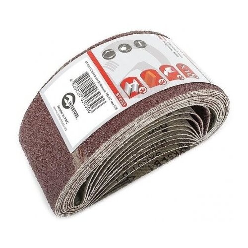 Лента шлифовальная 75х457мм, P60, 10шт. Креост 5008457-60