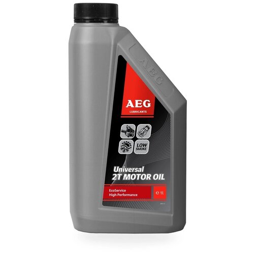 масло carver 2 stroke engine oil api tc для двухтактных двигателей минеральное 0 946 л Масло минеральное AEG для 2-х тактных двигателей 1л