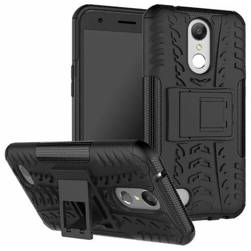 Чехол Hybrid Armor для LG K10 (2017) M250 (черный) чехол с визитницей для lg k10 2017 m250 голубой