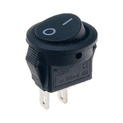 Клавишная кнопка KCD5-101-C3-B/2p круглая маленькая вкл- выкл 50 штук