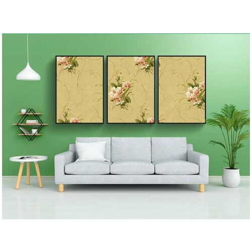 фото Набор модулных постеров для интерьера "бумага, фон, старый" 60x90 см. в тубусе, без рамки lotsprints