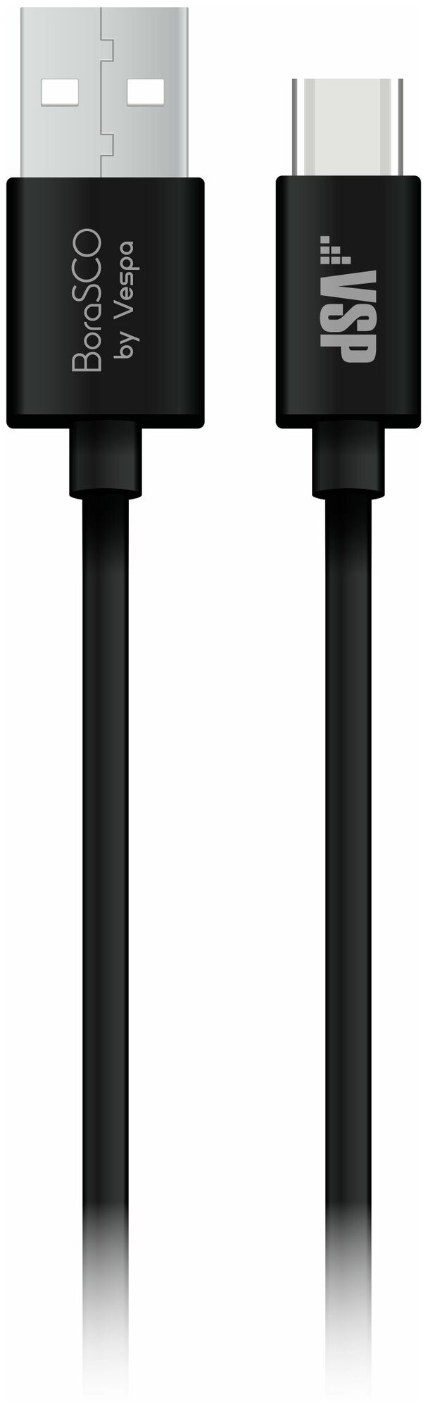 BORASCO Кабель BoraSCO 37340 USB-C 1м Черный