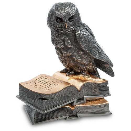 фото Ws- 86 статуэтка сова на книгах veronese
