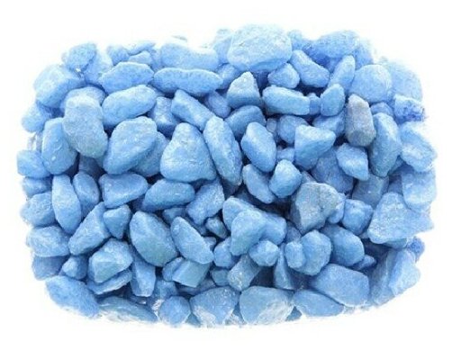 Грунт Тритон блестящий голубой крупный 800 гр