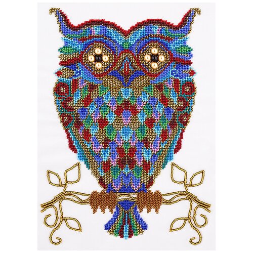 фото Набор для вышивания panna bn-5014 ( бн-5014 ) радужный филин 1 шт.