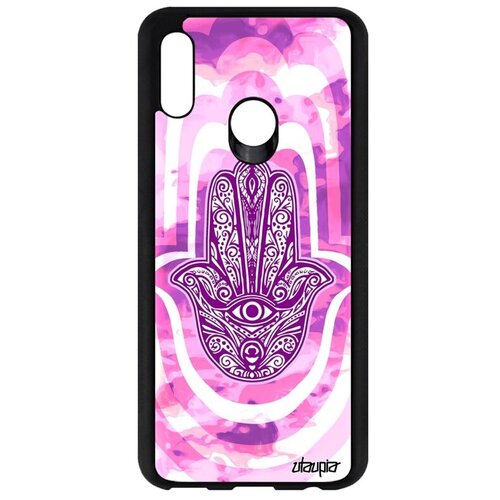 фото Противоударный чехол для телефона // huawei p smart 2019 // "амулет хамса" защита стиль, utaupia, розовый