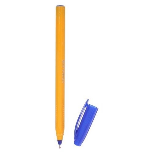 Ручка шариковая Cello Trima-21B, узел 0.7мм, чернила синие, корпус жёлтый (12 шт.)