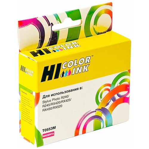 Hi-Black Картридж Hi-Black (HB-T0553) картриджи дзк epson r240 rx420 rx520 t0551 t0552 t0553 t0554 с авточипами набор 4шт no name