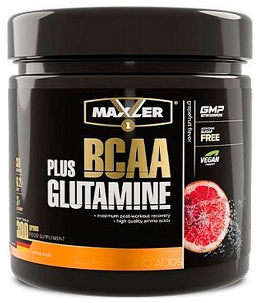 Maxler BCAA + Glutamine (300 гр.) (Грейпфрут)