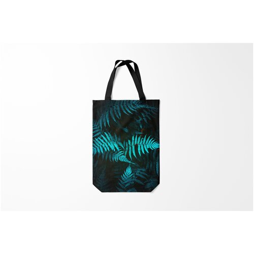 фото Сумка-шоппер / 31х42 см / популярные иллюстрации / природа папоротник burnettie