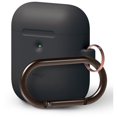 Чехол с карабином Elago A2 Hang Case для AirPods 2 Wireless, цвет Черный (EAP2SC-HANG-BK) EAP2SC-HANG-BK