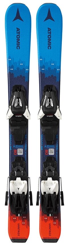 Горные лыжи Atomic Vantage JR + C 5 GW Blue/Red (70-90) (21/22) (80)