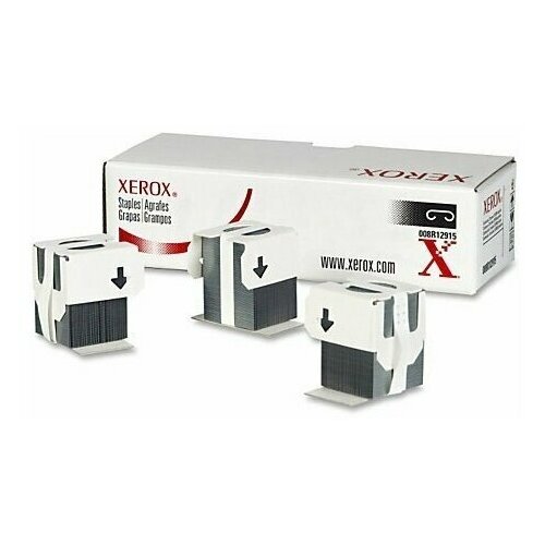 Скрепки Xerox 008R12915 оригинальные скрепки staple Xerox (008R12915) 3 x 5 000 шт скрепки xerox 108r00710