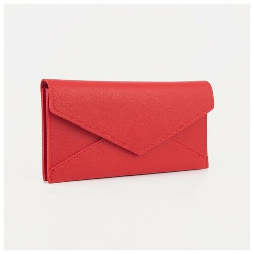 фото Кошелёк на кнопке, цвет красный noname