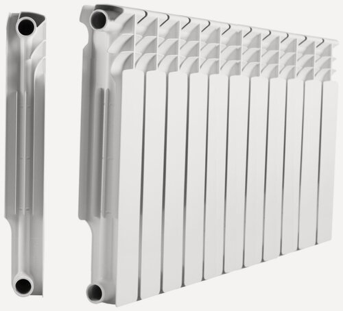 Изображение товара Радиатор металлсервис THERMA Q2 500/80, биметаллический, 11 секций, белый