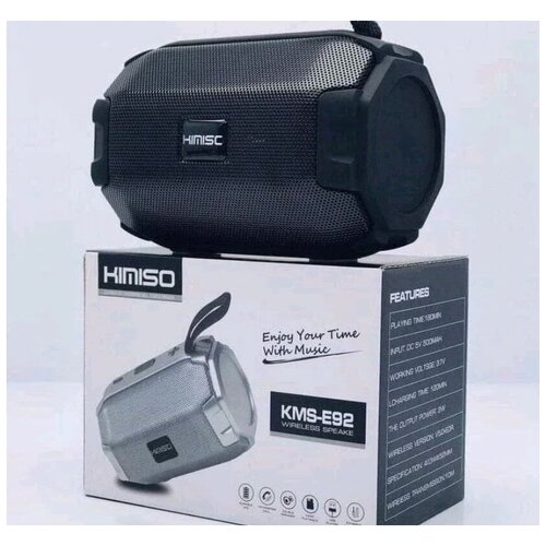 Портативная беспроводная колонка с Bluetooth LIDER KMS-E92 KIMISOЧерный 99500₽