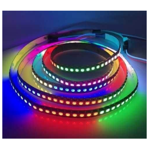 Светодиодная лента адресная 1м, 5В, IP20, 60LED 5,4Вт RGB Uzens