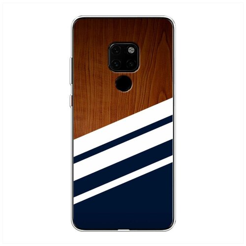 фото Силиконовый чехол "дерево с синим" на huawei mate 20 / хуавей мате 20 case place