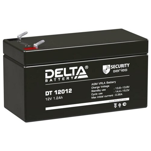 Аккумулятор ОПС 12В 1.2А. ч Delta DT 12012