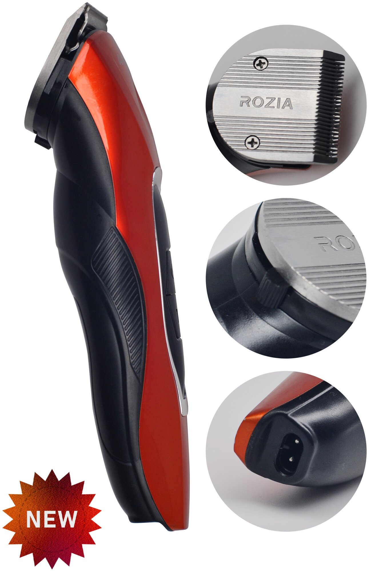 Профессиональная машинка для стрижка волос RZ,триммер для стрижки,уход для мужчин,красно-черный c TURBO режимом,UP+