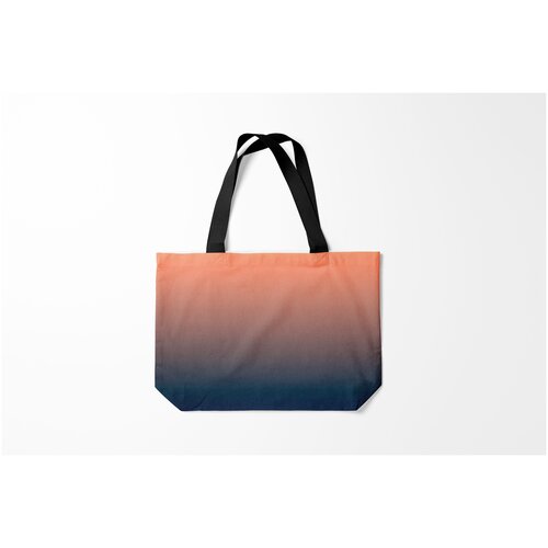 фото Сумка-шоппер / 46х35 см / популярные иллюстрации / текстуры predawn gradient burnettie