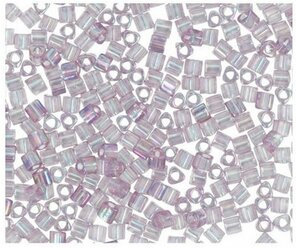 Бисер TOHO 11/0 TRIANGLE 2.2мм 5г/№0166 гр. розовый/перламутр