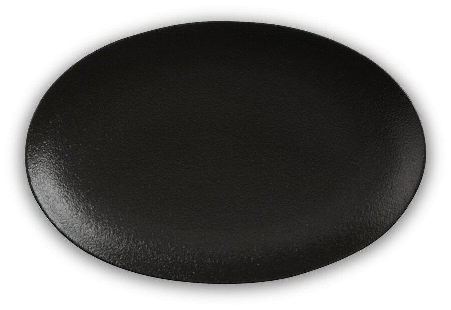фото Тарелка овальная малая Икра, 25х16 см, черная Maxwell & Williams
