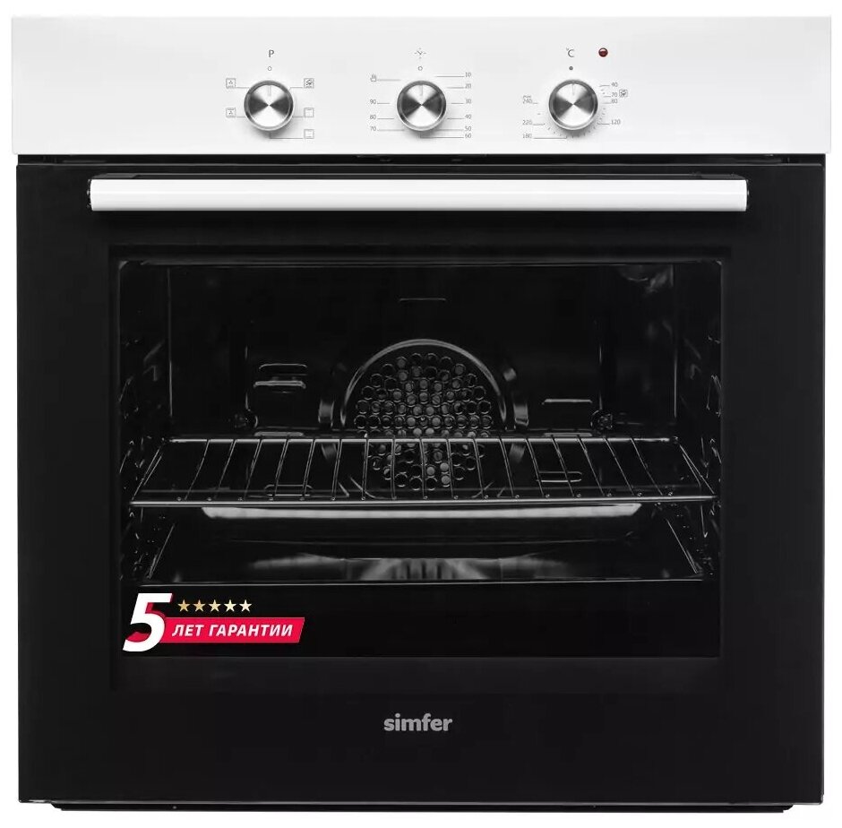 Комплект встраиваемой бытовой техники S65W571, газовая варочная панель и электрический духовой шкаф Simfer - фото №12