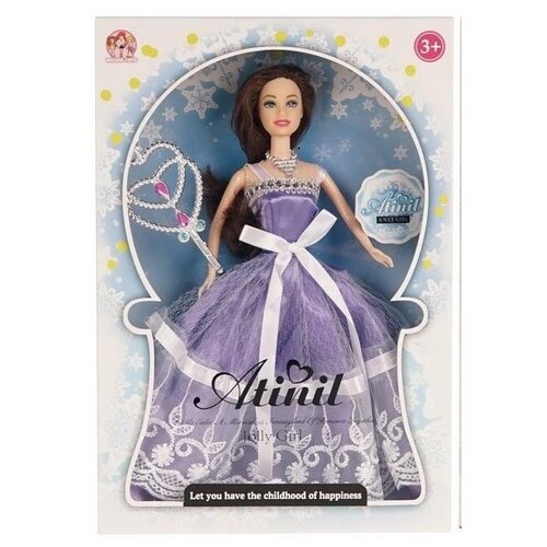 Купить Кукла Atinil в длинном вечернем платье c волшебной палочкой, 28см - Junfa Toys [WJ-21501]