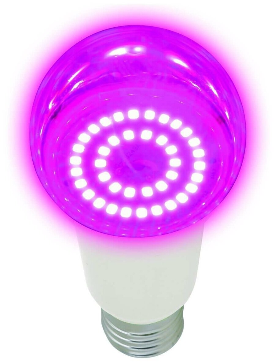Лампа светодиодная для растений Uniel LED-A60-14W/SPSB/E27/CL PLP30WH
