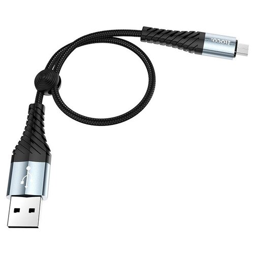 Hoco HC-10543 X38 USB - MicroUSB, 1 м, 1 шт., черный сзу usb hoco n26 micro qc3 0 1м white