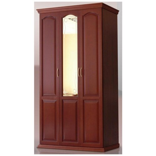 Шкаф 3-х створчатый с зеркалом из массива