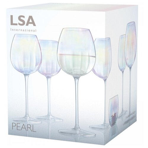 Набор бокалов для белого вина 325 мл LSA International Pearl 4 шт