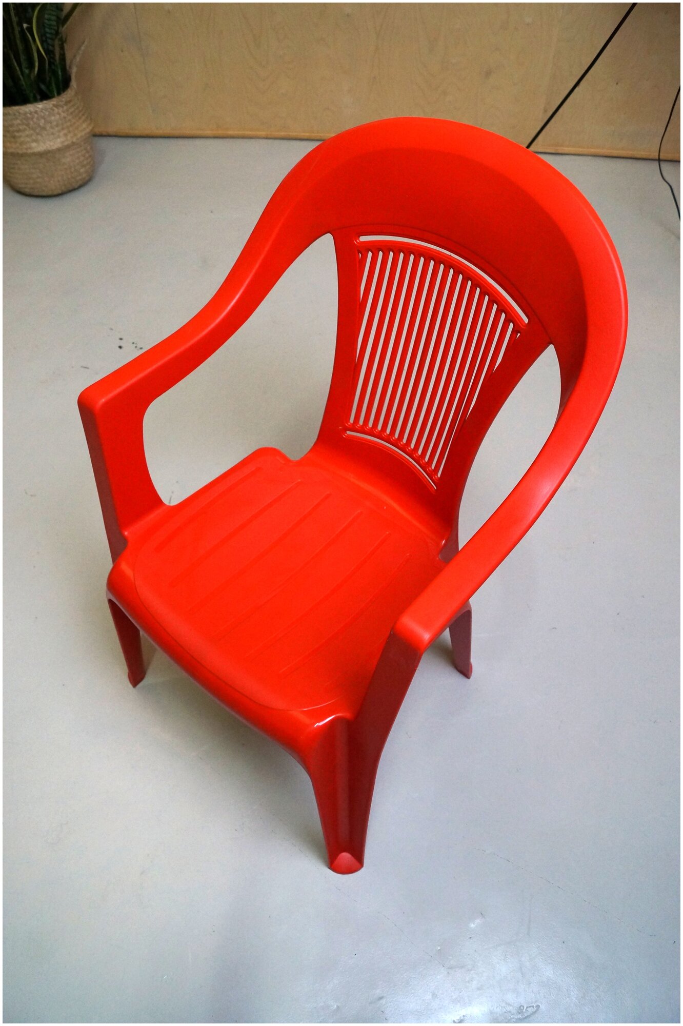 Садовые пластиковые кресла Венеция, Красный, 2 шт - фотография № 8