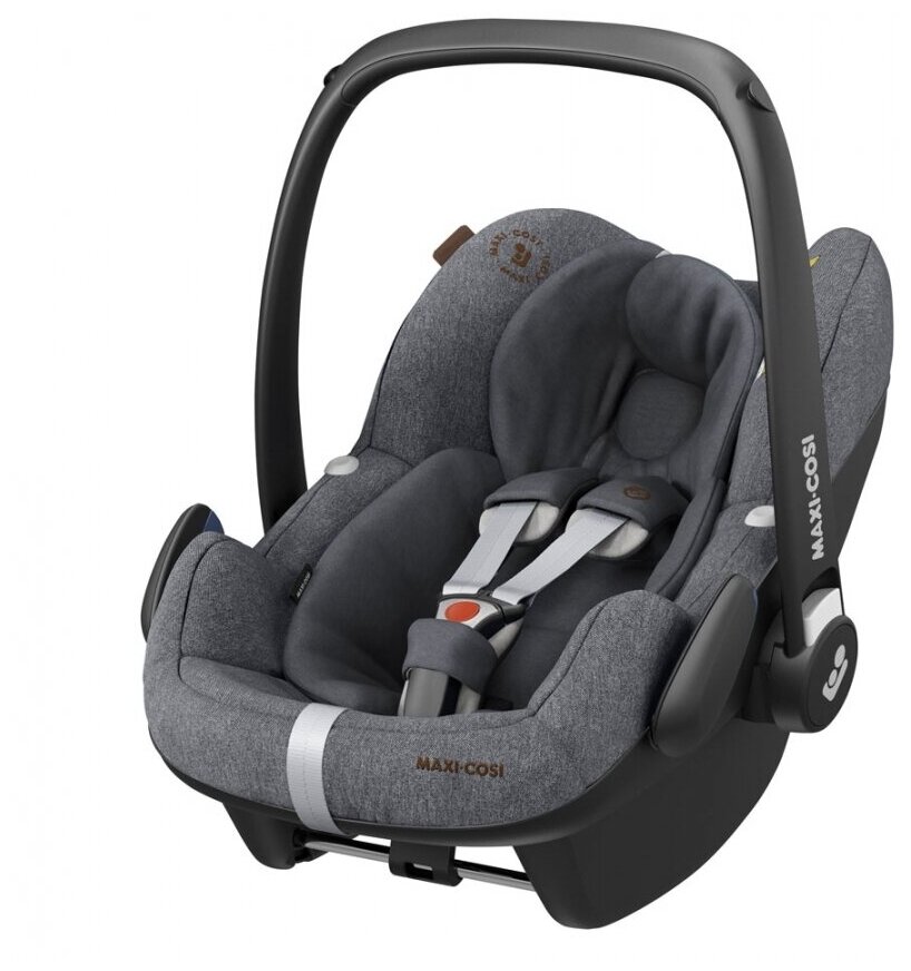 Автокресло группы 0+ (0–13кг) Maxi-Cosi Pebble Pro i-Size Lux Grey Twill