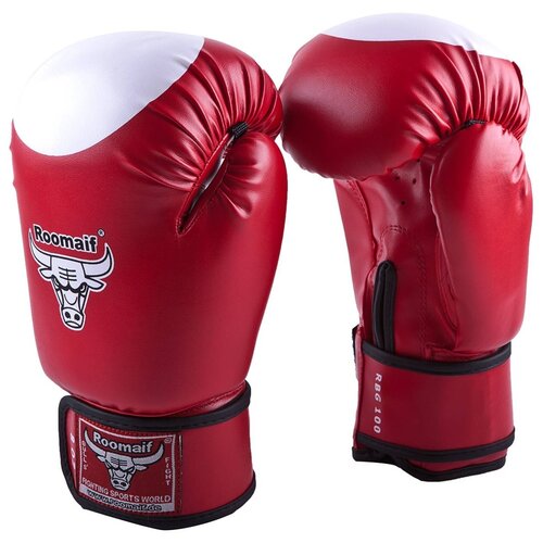 фото Боксерские перчатки roomaif rbg-100 dx красный 8 oz