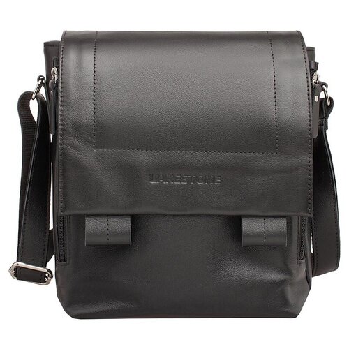 фото Мужской кожаный планшет lakestone cherington 9501/bl black