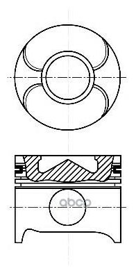 NURAL 87-117900-00 Поршень FORD TRANSIT 2.5D 88- 93.66 /1.00 1шт