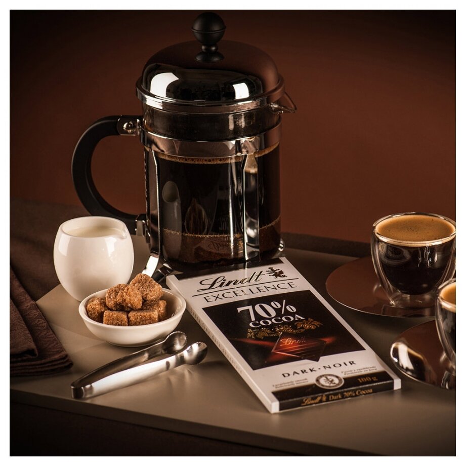 Lindt Excellence горький шоколад 70% какао, 100 г - фотография № 6