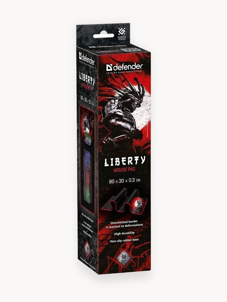 Игровой коврик для компьютерной мыши Defender Liberty 800х300х3мм