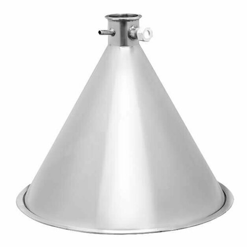 Конусная крышка для кубов 20 литров (D300), кламп 2 дюйма