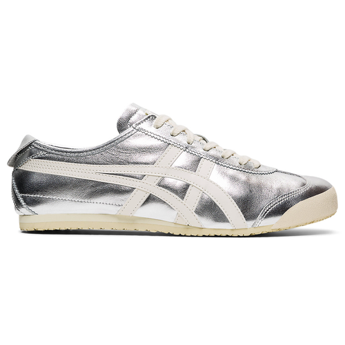 Кеды Onitsuka Tiger, демисезон/лето, размер 37.5-38 RU | 24.5 cm, белый, серебряный