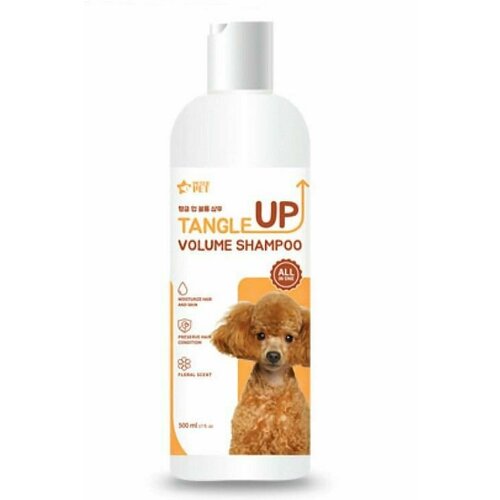 DEOPROCE Шампунь для собак для придания объема PETERPET TANGLE UP VOLUME SHAMPOO 500 мл