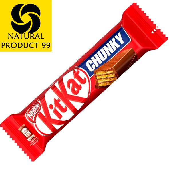 Шоколад батончик Kitkat Chunky с хрустящей вафлей, 12 шт по 38 г. - фотография № 1