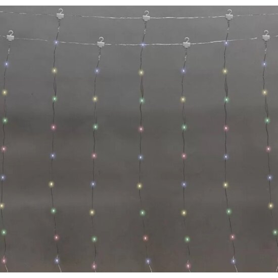 Светодиодная гирлянда Neon-night "Светодиодный дождь из Росы" 3х2 м, 200 разноцветных светодиодов, питание от USB