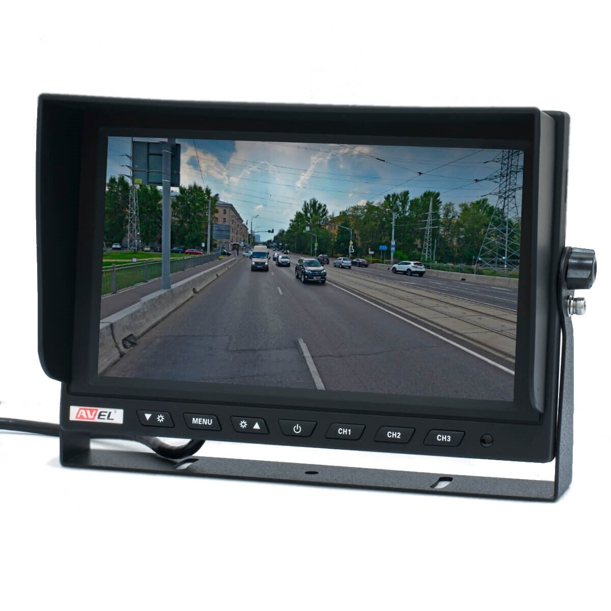 Парковочный монитор 9" для грузовиков и автобусов AVEL AVS0914BM, черный