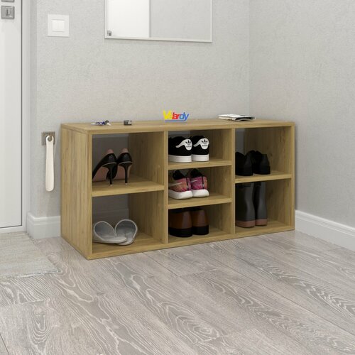 Обувница Velardy Pure Pro, 90x35x45см, дуб крафт золотой